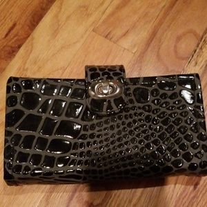 Snake print receipt organizer
